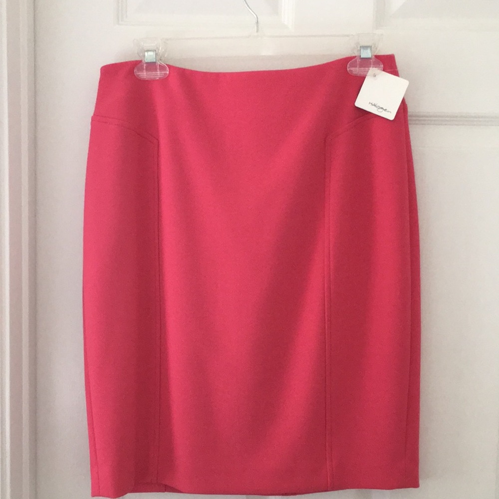 Halogen pencil skirt in “fever pink” - 6P, NWT